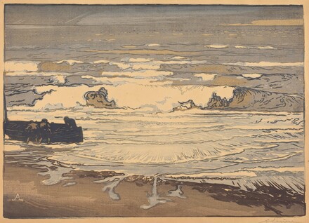 Unfurled Waves, Flood of September 1901 (Les lames deferlent,maree de Septembre 1901)