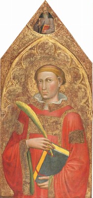 Madonna and Child with Saint Peter and Saint Stephen [right panel]