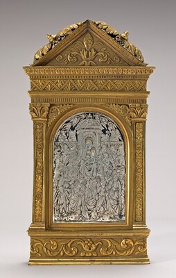 Pax, Virgin and Child Enthroned with Saints