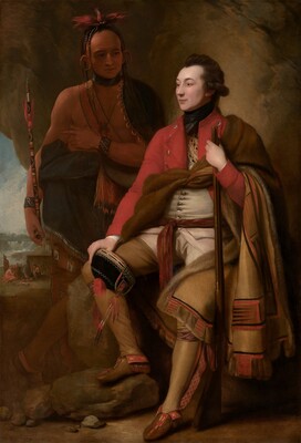 Colonel Guy Johnson and Karonghyontye (Captain David Hill)