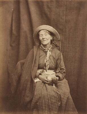 Woman Holding a Dead Bird, Surrey County Asylum