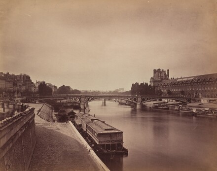 The Pont du Carrousel, Paris: View to the West from the Pont des Arts