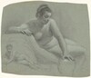 Studies of Reclining Female Nudes [recto]