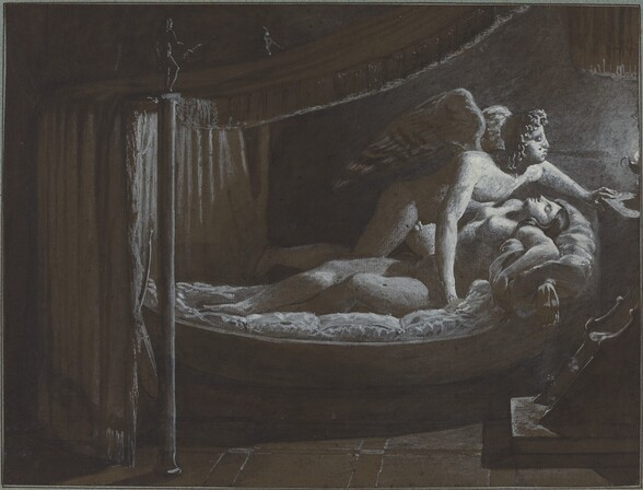 Cupid with Psyche Extinguishing the Lamp