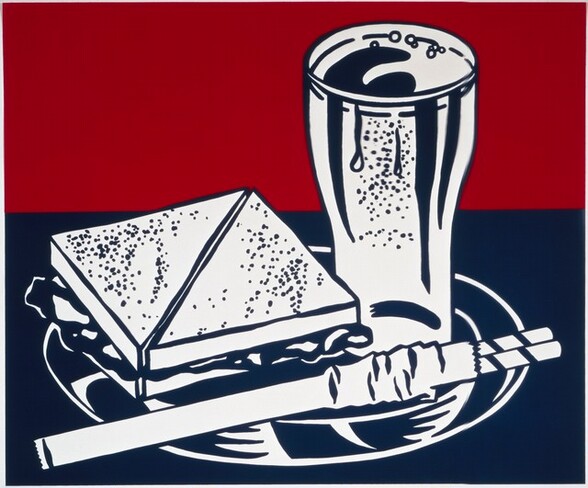 <p>Roy Lichtenstein, Ives-Sillman, Wadsworth Atheneum Museum of Art, Sandwich and Soda, 1964