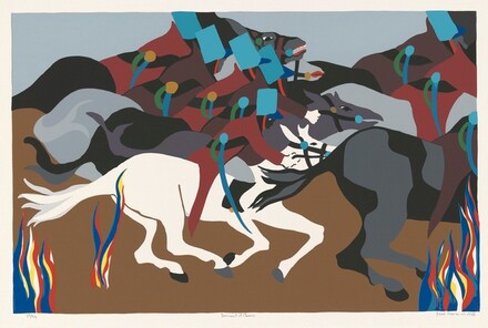 Jacob Lawrence, Lou Stovall, Amistad Research Center, Toussaint at Ennery, 19891989