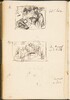 Drei kleine Skizzen mit Bezeichnung (Three Small Sketches with Inscriptions) [p. 49]