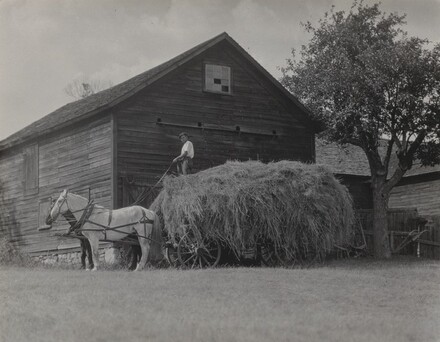 The Hay Wagon and Barn