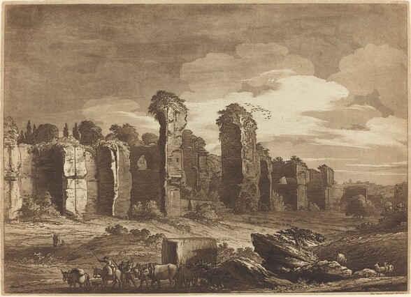 View of the Remains of Caracalla