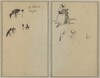Two Cows; A Seated Breton Woman [verso]