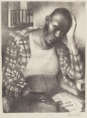 Seymour Fogel, Untitled (Pensive Black Man), 19361936