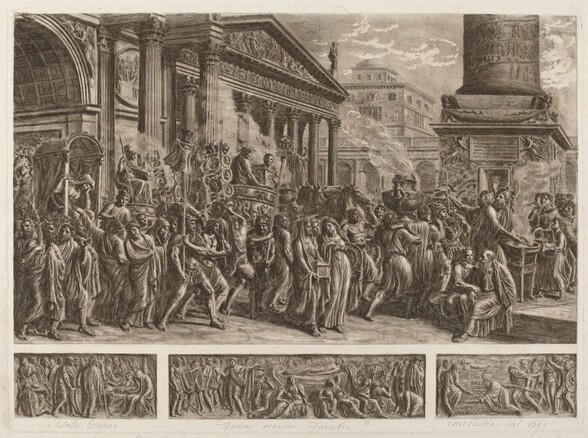 The Ashes of Trajan Carried in a Triumphal Procession