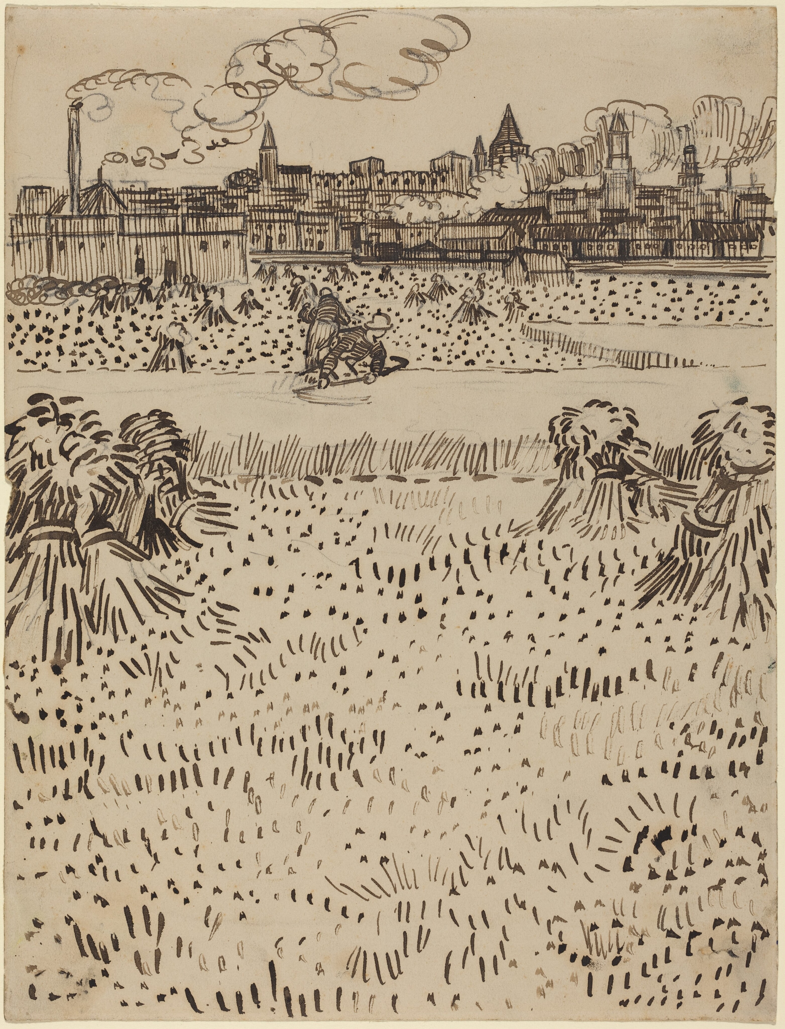 Vincent van gogh outlet the harvest