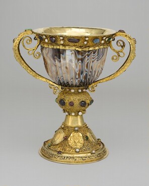 French 12th Century (mounting); Alexandrian 2nd/1st Century B.C.(cup), Chalice of the Abbot Suger of Saint-Denis, 2nd/1st century B.C. (cup); 1137-1140 (mounting)