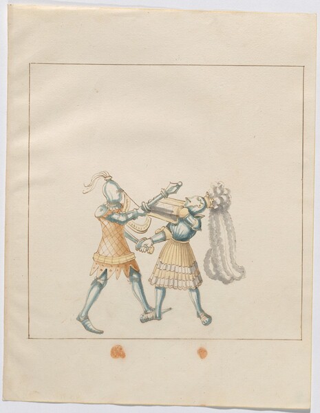 Freydal, The Book of Jousts and Tournament of Emperor Maximilian I: Combats on Foot (Jousts)(Volume III): Plate 122