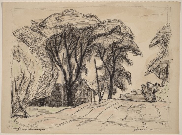 Donald Carlisle Greason, New Jersey Landscape, 1932