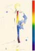 Dorian Gray with Rainbow Scarf