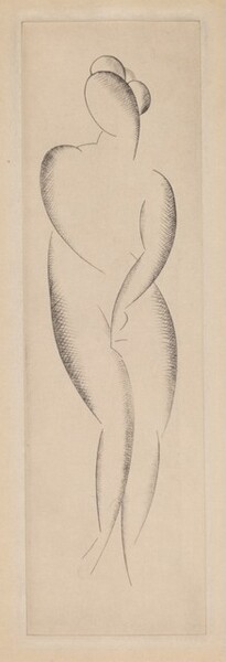 Untitled (Female Nude Standing)