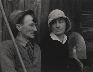 image: Georgia O'Keeffe and Donald Davidson