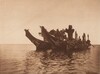 Masked Dancers in Canoes - Qágyuhl (a) [Plate 351]