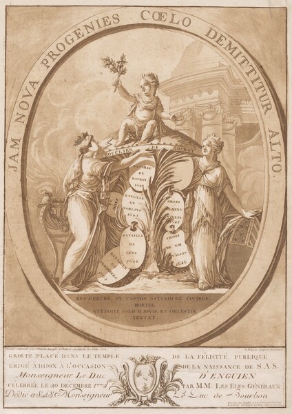 Allegory Celebrating the Birth of the Duc d’Enghien  