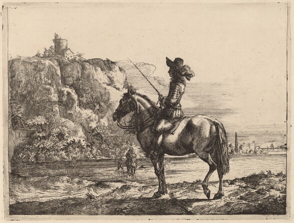 River Landscape with Horseman