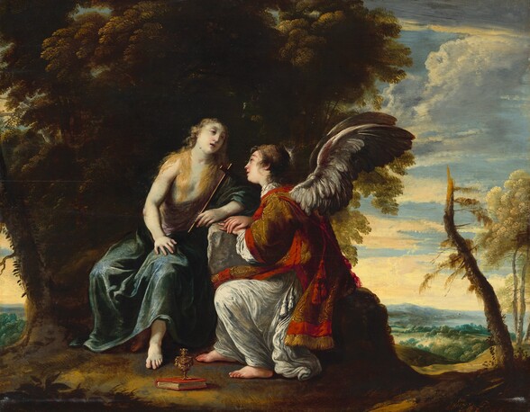 Mary Magdalene Comforted by an Angel