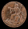 Figure Seated on a Cuirass, Holding a Globe and Spear [reverse]