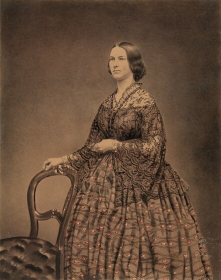 American 19th Century, Portrait of a Woman, c. 1860
