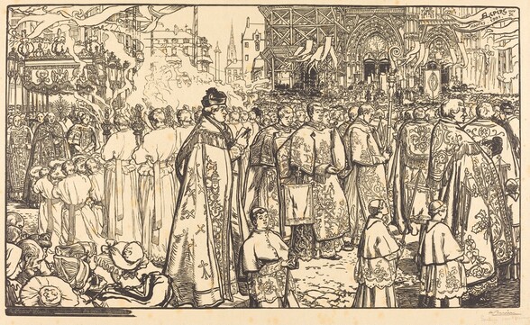 Corpus Christi Procession at Nantes (Procession de la Fete Dieu a Nantes)