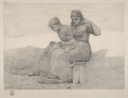 Winslow Homer, Mending Nets, 1888
