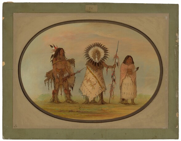 Crow Chief, His Wife, and a Warrior