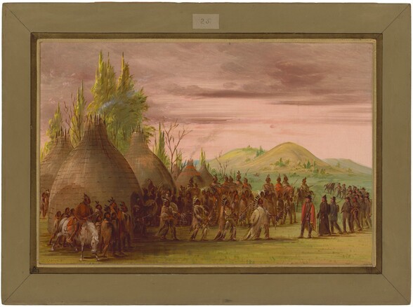 La Salle Received in the Village of the Cenis Indians.  May 6, 1686