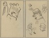 Soldiers; Four Soldiers and a Seated Figure [verso]