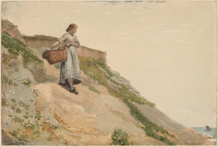 Winslow Homer, Girl Carrying a Basket, 1882