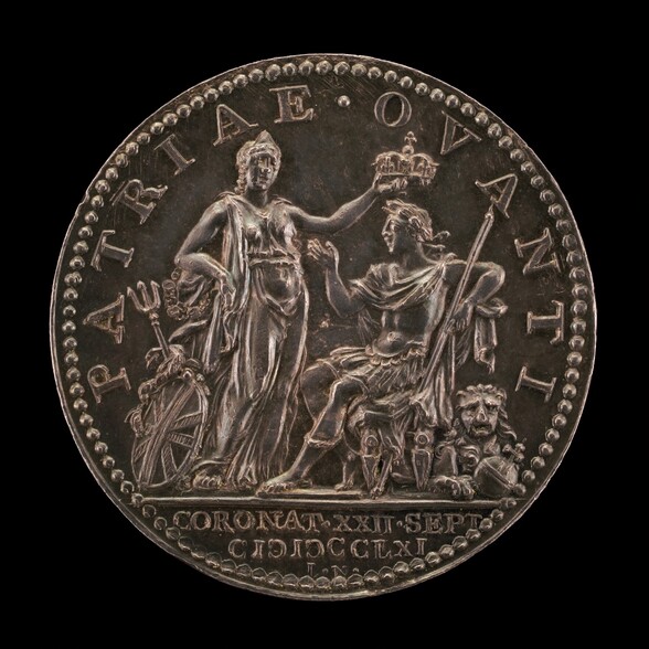 Britannia Crowning the King [reverse]