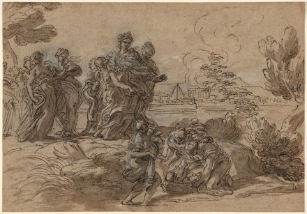 Giovanni Battista Gaulli, The Finding of Moses, c. 1685/1690c. 1685/1690