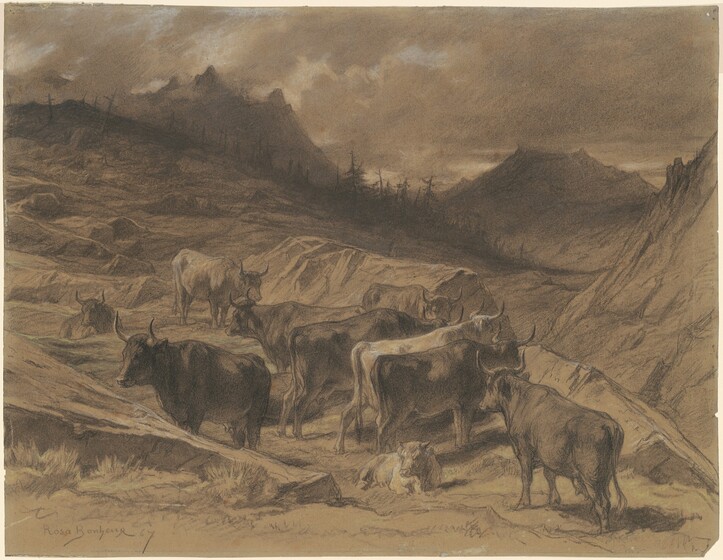 Rosa Bonheur, Cattle in the Auvergne, 1867