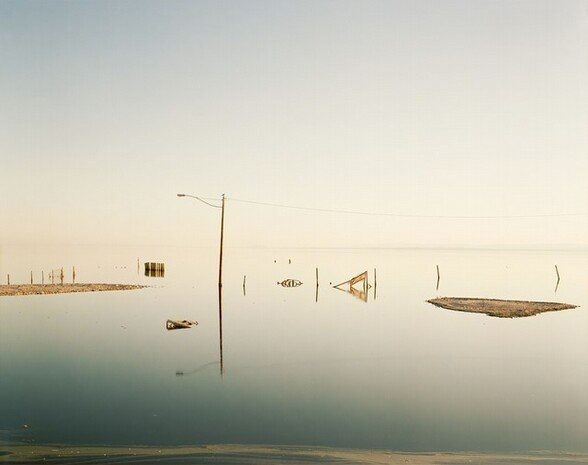 Submerged Lamppost, Salton Sea