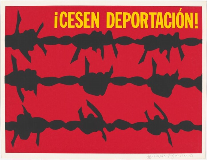 Rupert García, ¡Cesen Deportación!, 19731973