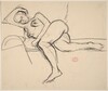 Untitled [female nude resting] [recto]