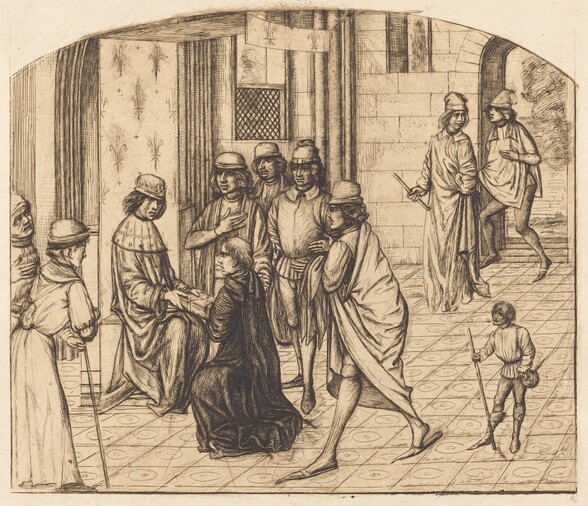Présentation du Valère Maxime au Rois Louis XI (The Printer Valerius Maximus Being Presented to King Louis XI)