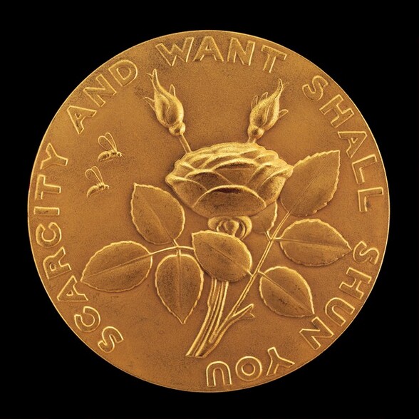 A Betrothal Medal [reverse]