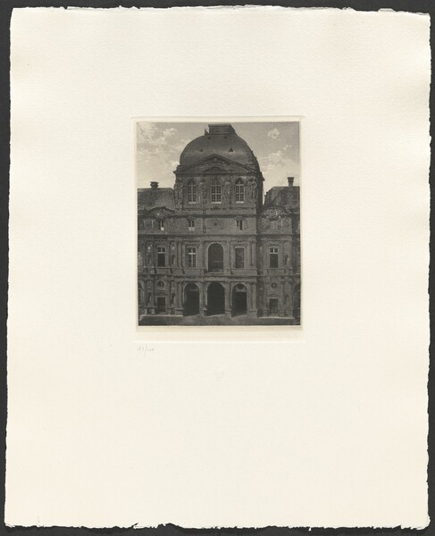Planche VII – Le Louvre, Pavillon de l