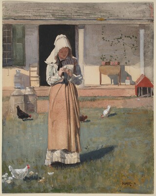 Winslow Homer, A Sick Chicken, 1874