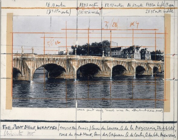 The Pont Neuf Wrapped, Project for Paris
