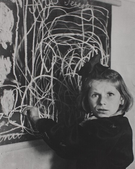 David Seymour (Chim), Terezka, A Disturbed Child in a Warsaw Orphanage, 1948, printed 1982