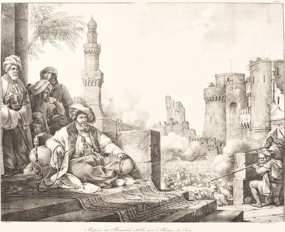 Massacre des Mameluks Rebelles dans le Château de Caire