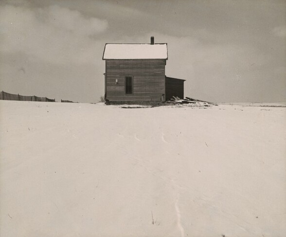 House in Winter, near Lincoln, Nebraska