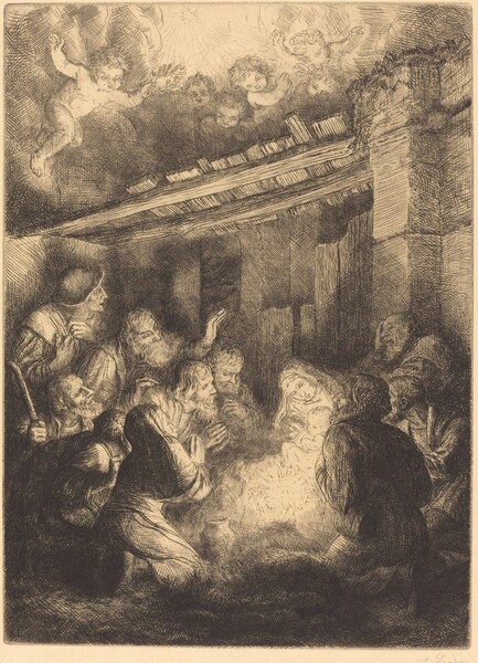 The Adoration of the Shepherds (L